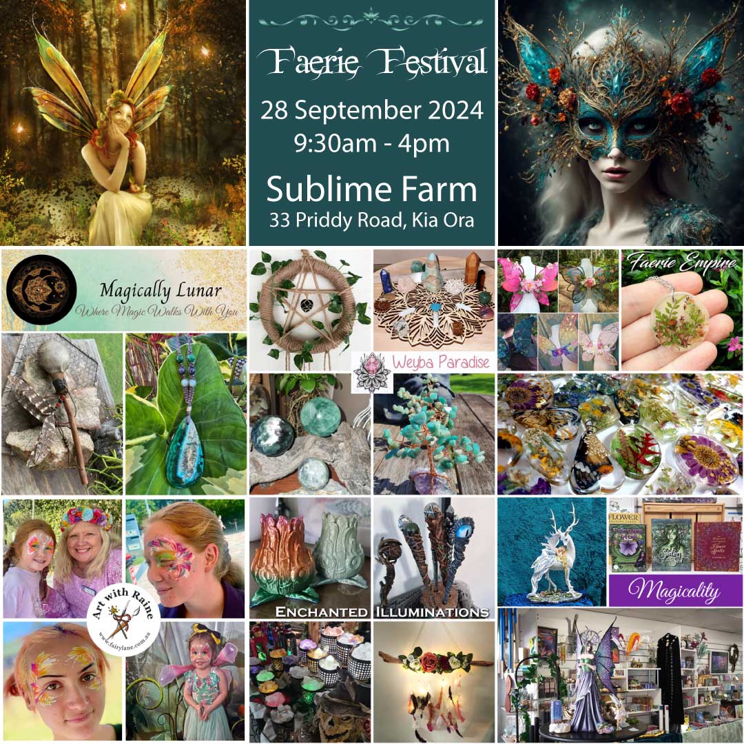 Stall Holders at the 2024 Faerie Festival 28th September.